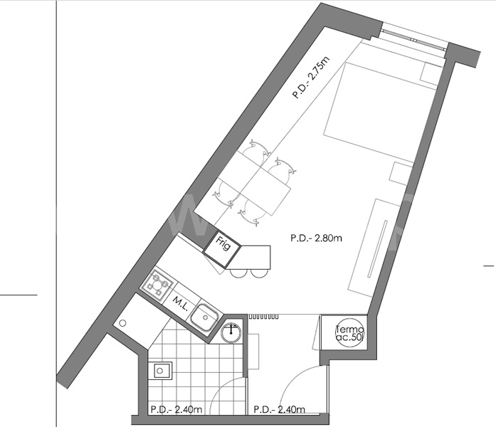 Apartamento Estúdio / Vila Nova de Gaia, Pedroso e Seixezelo