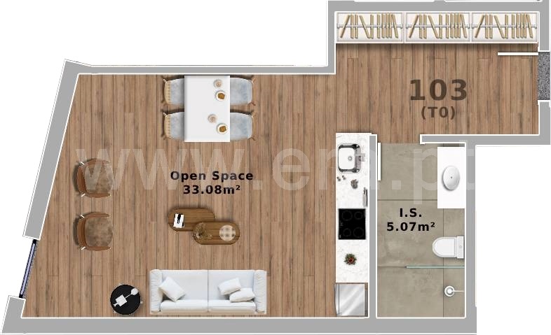 Apartamento T2 Vila Nova de Gaia, Jardim do Morro - 1422931 - 5