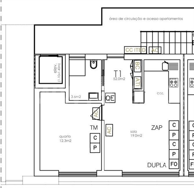 Apartamento T1 Coimbra, São Martinho do Bispo - Centro - 1498170 - 7