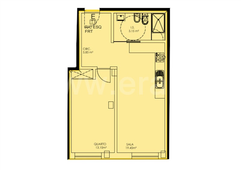 Apartamento T1 Covilhã, Covilhã - 1360328 - 7