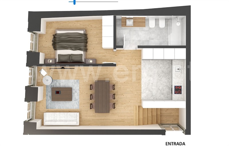 Apartamento T1 Ponte de Lima, Arca e Ponte de Lima - 1150853 - 2