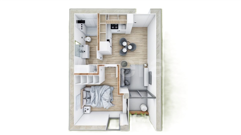 Apartamento T1 São João da Madeira - 1449264 - 9