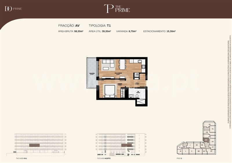 Apartamento T1 à venda em Canidelo, Vila Nova de Gaia — foto 20