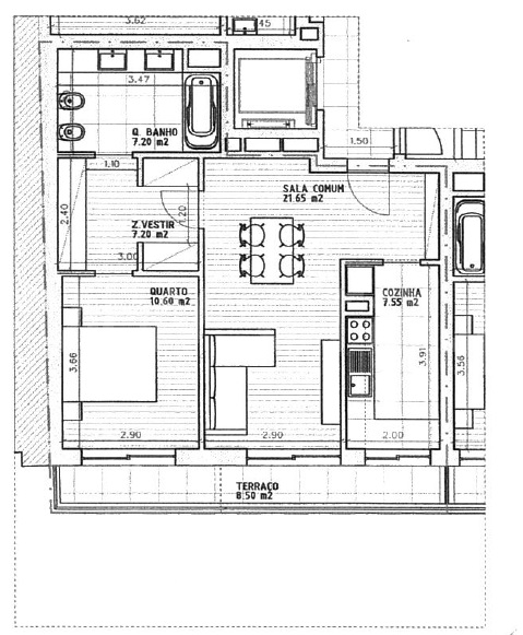 Apartamento T1 Vila Nova de Gaia, Sto. Ovídio - 1498006 - 2