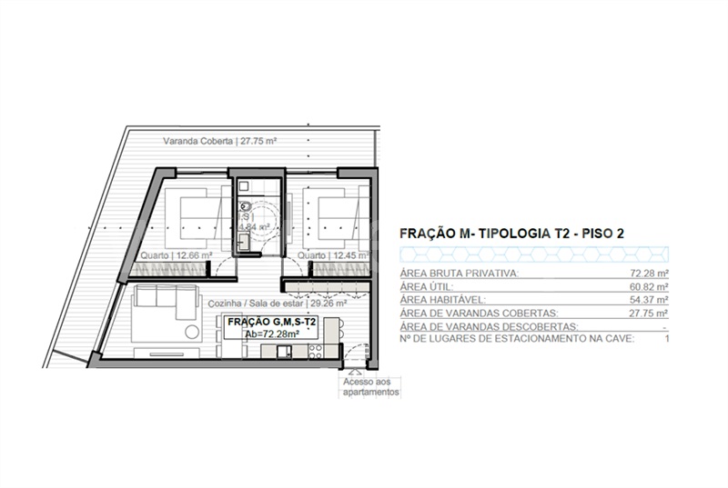 Apartamento T2 / Loulé, Quarteira - View 4
