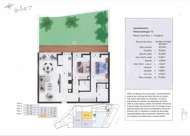 Apartamento T2 / Santa Cruz, Caniço