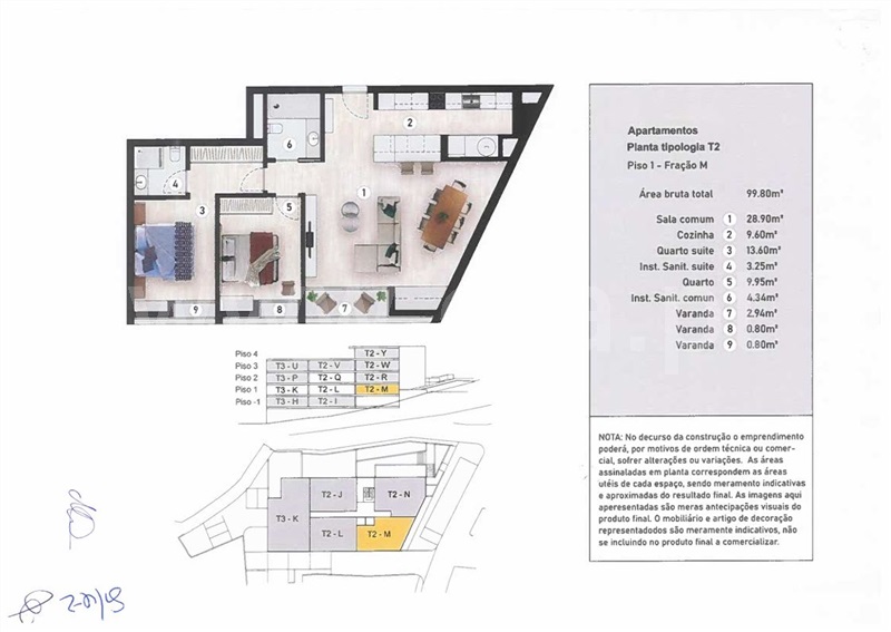 Apartamento T2 / Santa Cruz, Caniço