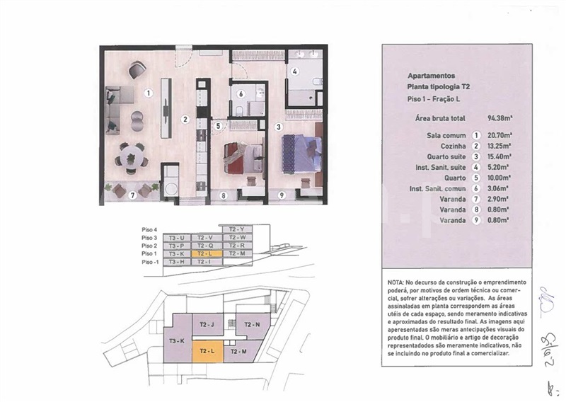 Apartamento T2 / Santa Cruz, Caniço
