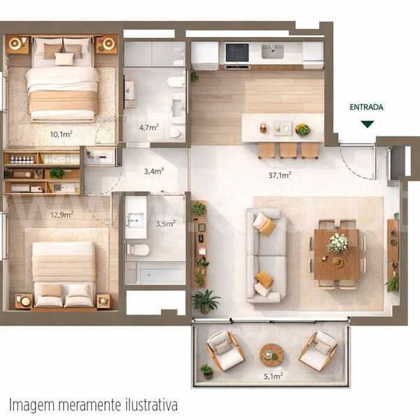 Apartamento T2 / Sintra, Rio de Mouro