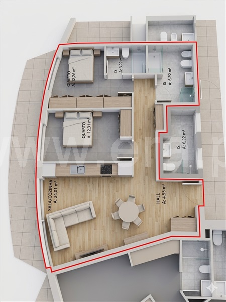 Apartamento T2 à venda em Viana do Castelo (Santa Maria Maior e Monserrate) e Meadela, Viana do Castelo — foto 8