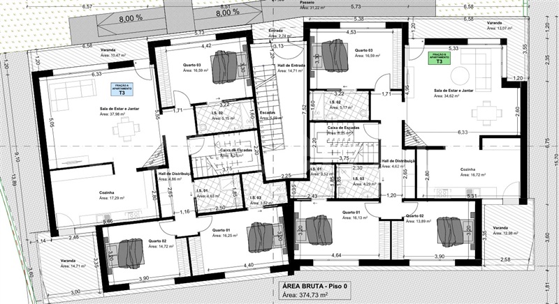 Apartamento T3 à venda em Bidoeira de Cima, Leiria — foto 2