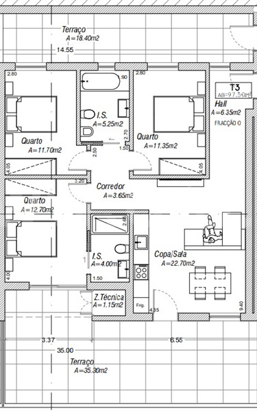Apartamento T3 São Pedro do Sul, São Pedro do Sul, Várzea e Baiões - 1485770 - 6