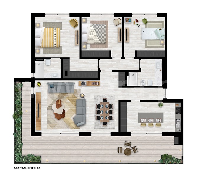 Apartamento T3 à venda em Queluz e Belas, Sintra — foto 2