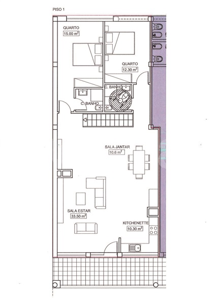 Apartamento T3 / Viseu, Orgens