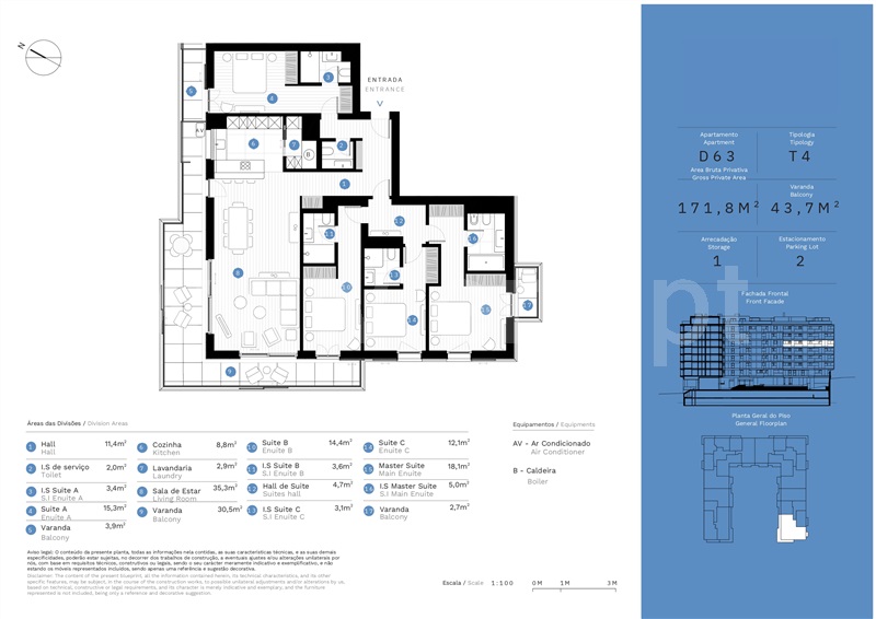 Apartamento T4 à venda em Avenidas Novas, Lisboa — foto 14
