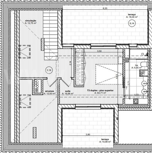 Duplex T3 Vila Nova de Gaia, Gulpilhares e Valadares - 1346904 - 9