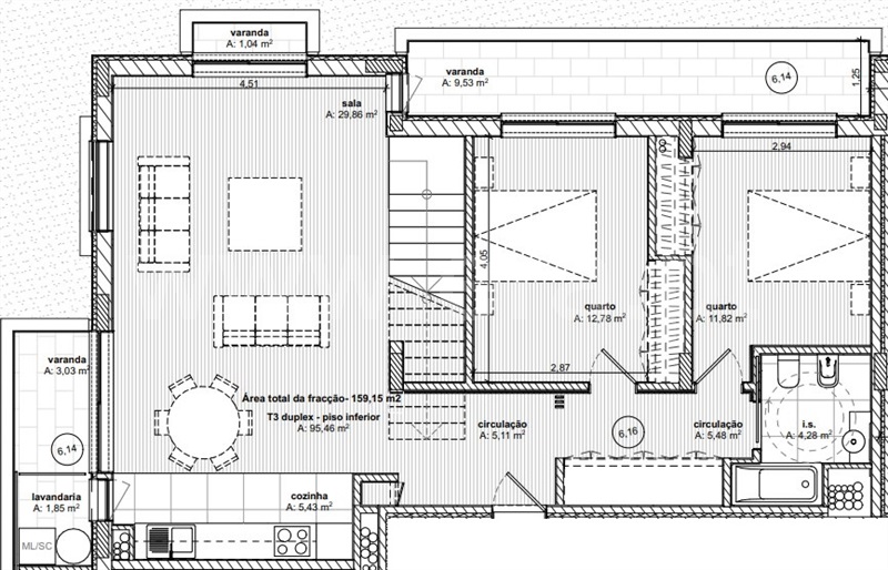 Duplex T3 Vila Nova de Gaia, Gulpilhares e Valadares - 1346904 - 10