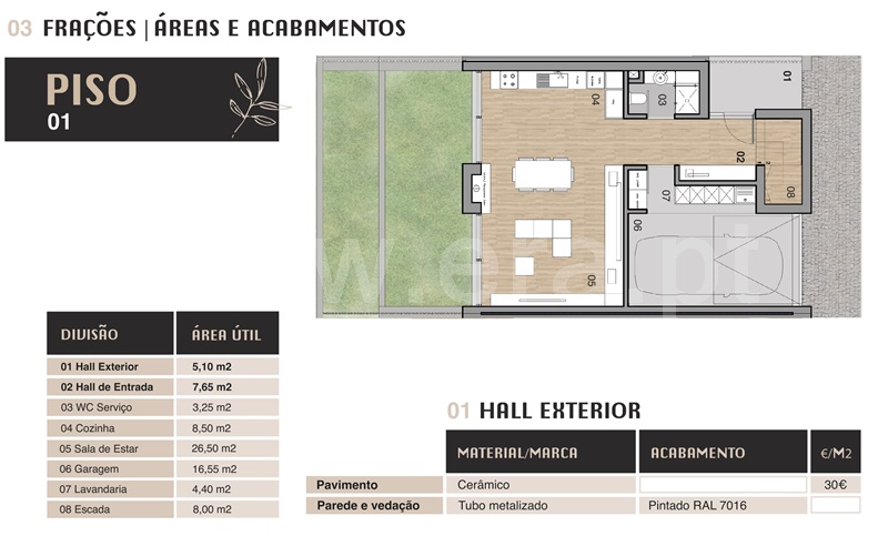 Moradia em Banda T3 Amarante, Padronelo - 1444501 - 2