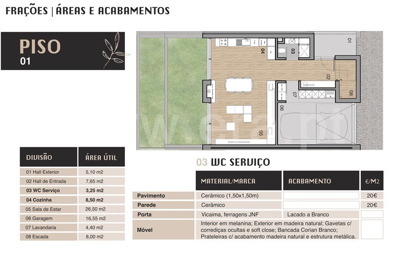 Moradia em Banda T3 Amarante, Padronelo - 1444501 - 4