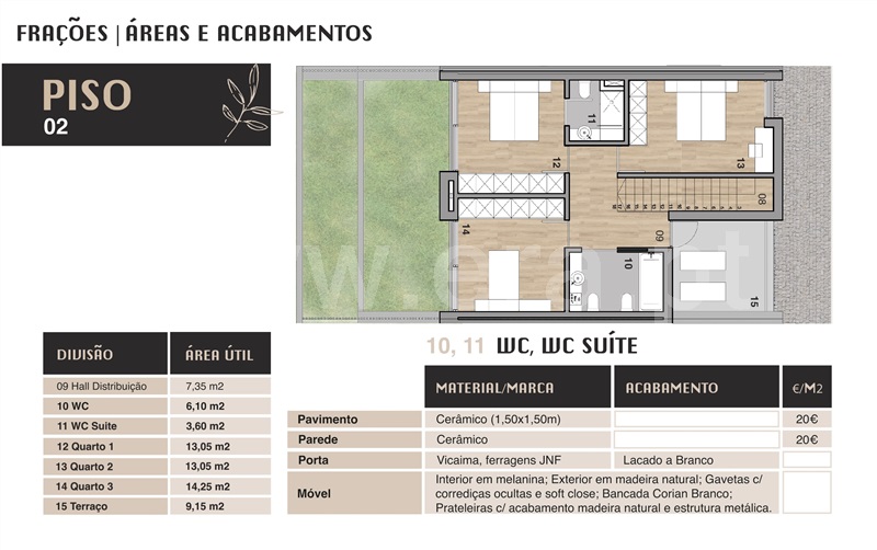Moradia em Banda T3 Amarante, Padronelo - 1444501 - 10