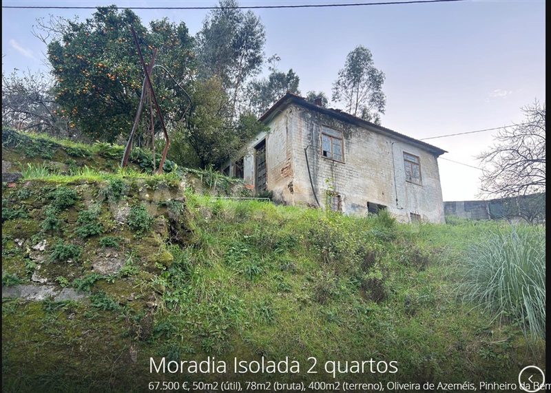 Moradia Isolada T2 / Oliveira de Azeméis, Pinheiro da Bemposta, Travanca e Palmaz
