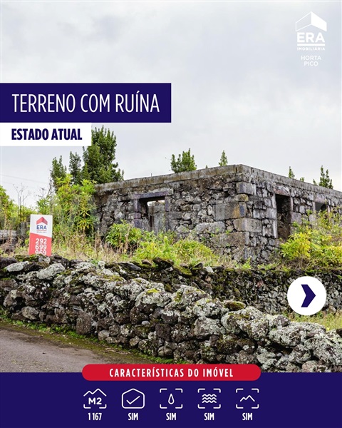 Terreno com ruina / Madalena, Candelária