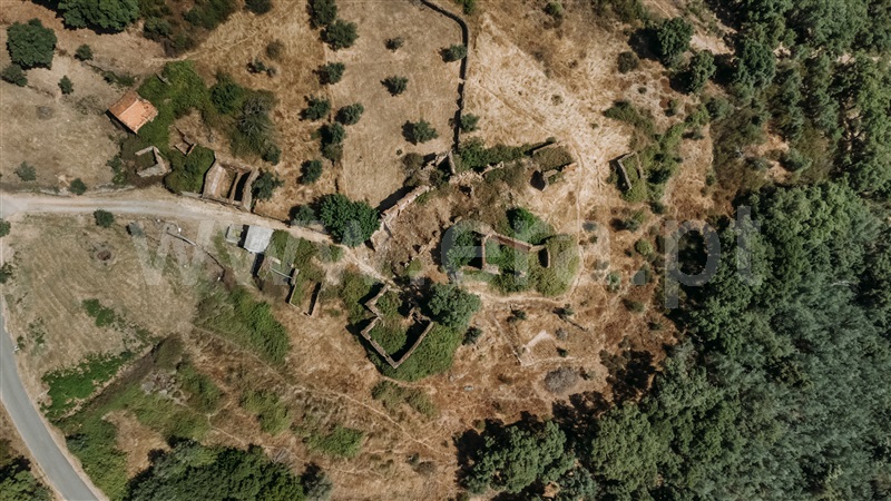 Terreno com ruina T1 / Fundão, Telhado