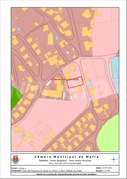 Terreno para Construção  com Urbano Mafra, Asseiceira Pequena - 1249458 - 6