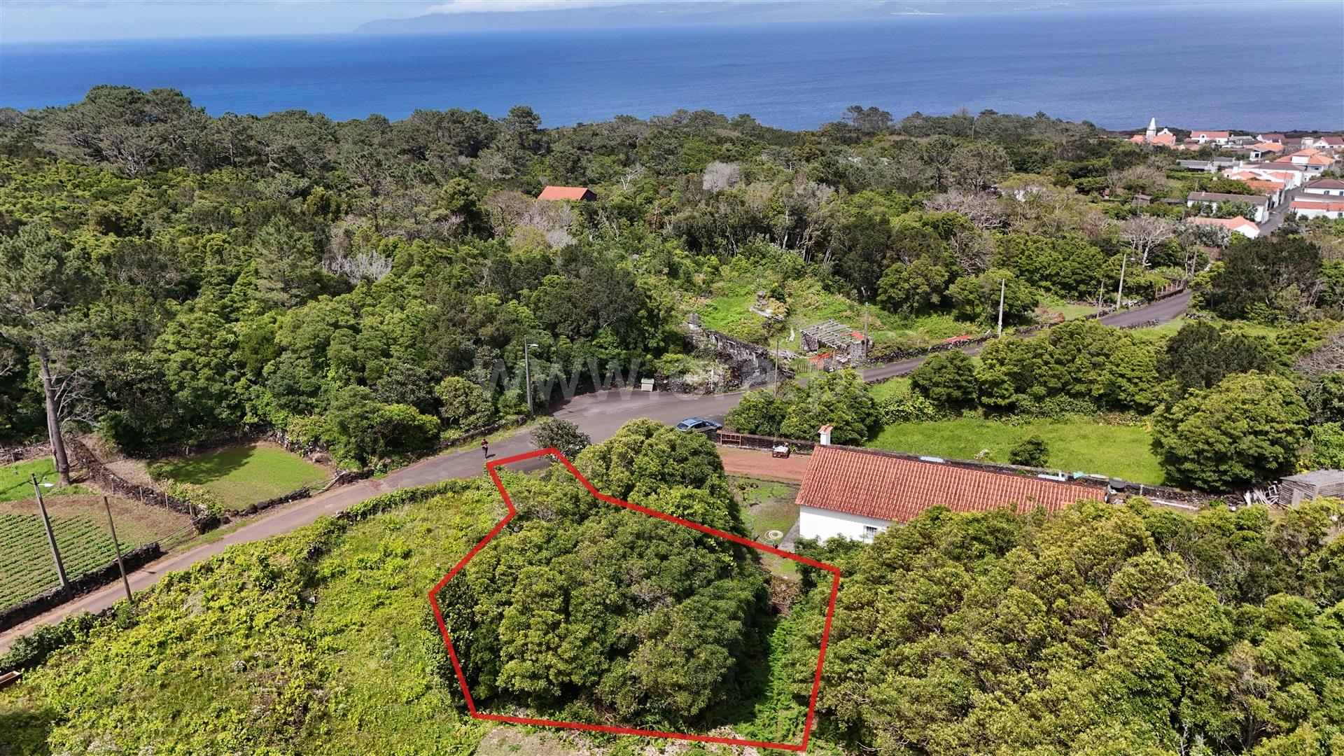Land for sale in São Roque do Pico, Portugal — €69,000