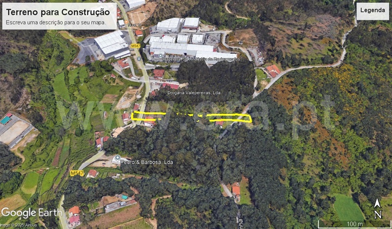 Terreno para Construção / Vale de Cambra, Vila Chã, Codal e Vila Cova de Perrinho
