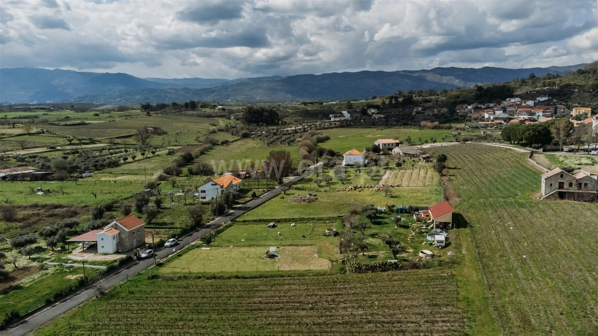 Vistas aéreas da localização